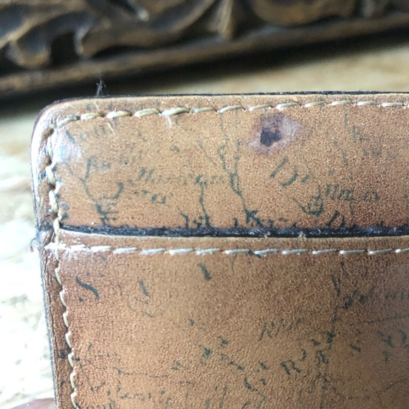 RARE Patricia Nash Signature Map Pitelli Bifold Leather Wallet - Picture 16 of 17